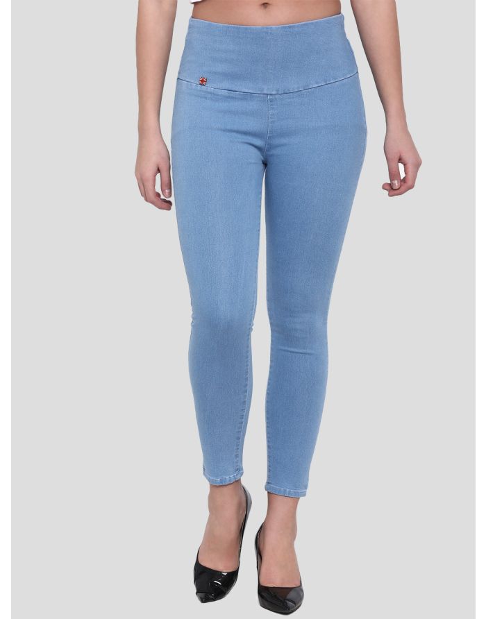 Womens High Waist Skinny Stretch Denim Jeans Jeggings Slim Pencil Pants  Trousers | eBay